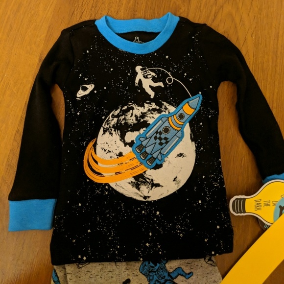 Petit Lem Happy Nightmare Halloween Glow in  the Dark Halloween Pajamas main image 1